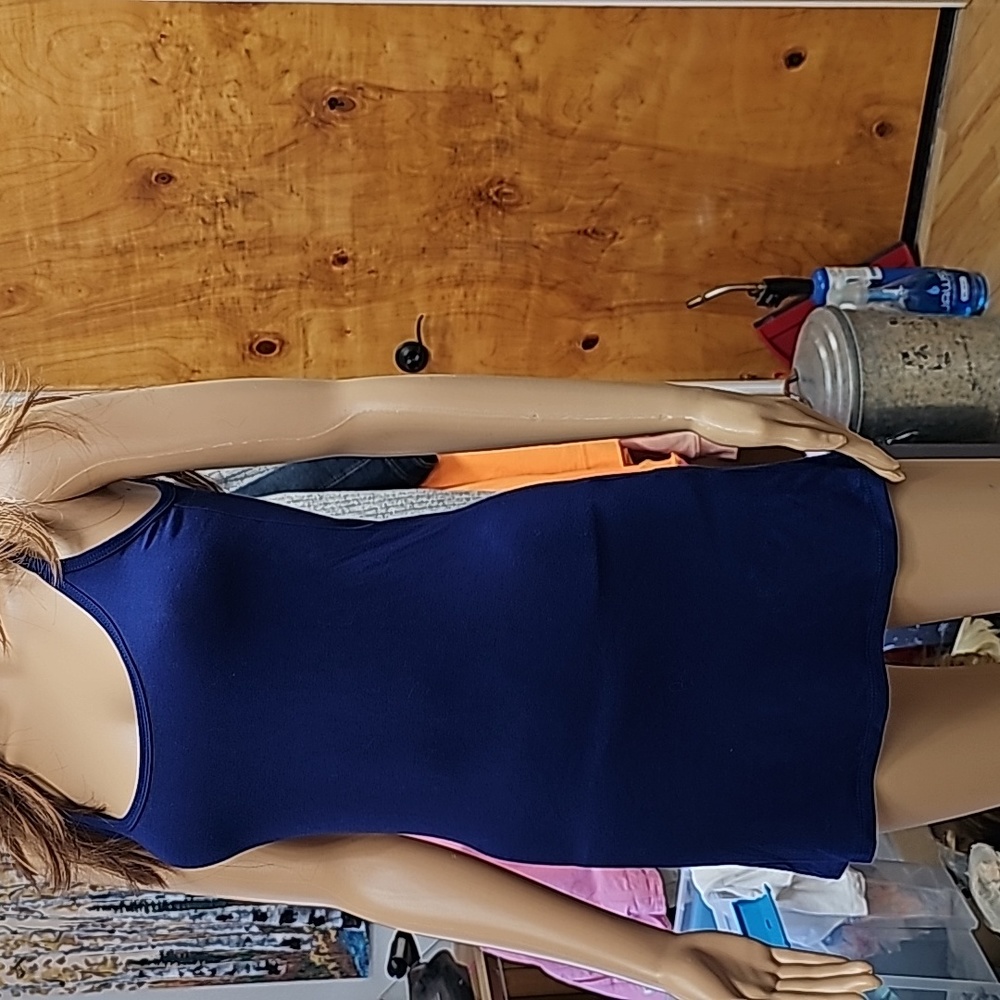 Short Knit dress or long knit tank top.  Bran new with tags from Za Zen Apparel.